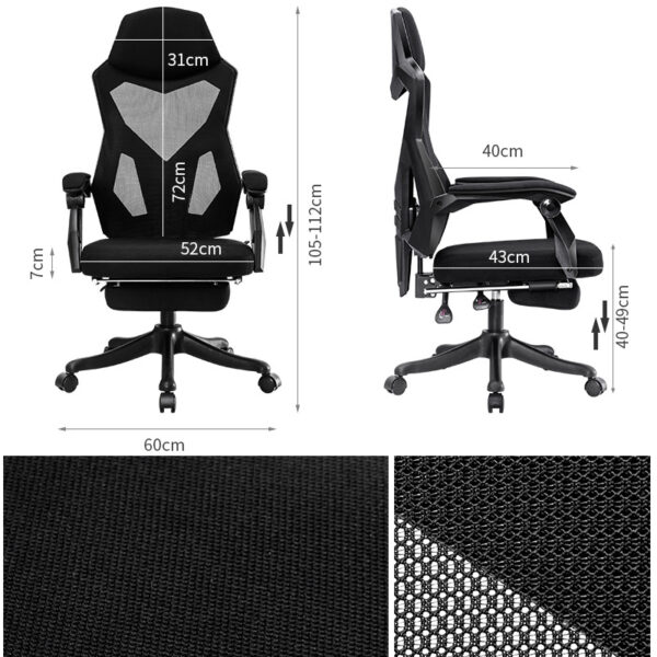 ergonomiczny-obrotowy-fotel-biurowy-krzeslo-z-zaglowkiem-i-podnozkiem-bialy80b34318edc74e228e1c2544acb94bee.jpg Ergonomiczny, obrotowy fotel biurowy, krzesło z zagłówkiem i podnóżkiem - biały