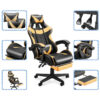 fotel-komputerowy-gamingowy-z-podnozkiem-czarno-zielony600983b052784d139a18dcf0a6bd7670.jpg Fotel komputerowy / gamingowy z podnóżkiem - czarno-zielony