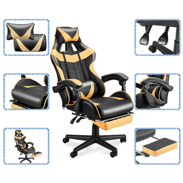 fotel-komputerowy-gamingowy-z-podnozkiem-czarno-zielony600983b052784d139a18dcf0a6bd7670.jpg Fotel komputerowy / gamingowy z podnóżkiem - czarno-zielony