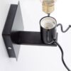 Lampa ścienna/ Kinkiet Loft pojedyńczy - czarna, typ III